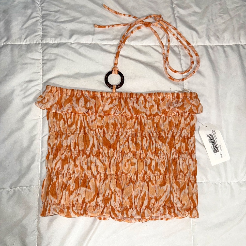 NWT Sadie & Sage Bohemian Soul O-Ring Halter Top – Size Small